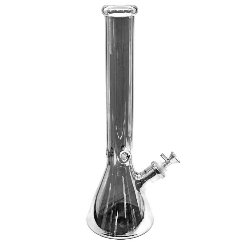 Chrome Plated Beaker Waterpipe (C-716) | 16 inch | Assorted Colors product image